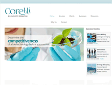 Tablet Screenshot of corelli-consulting.com